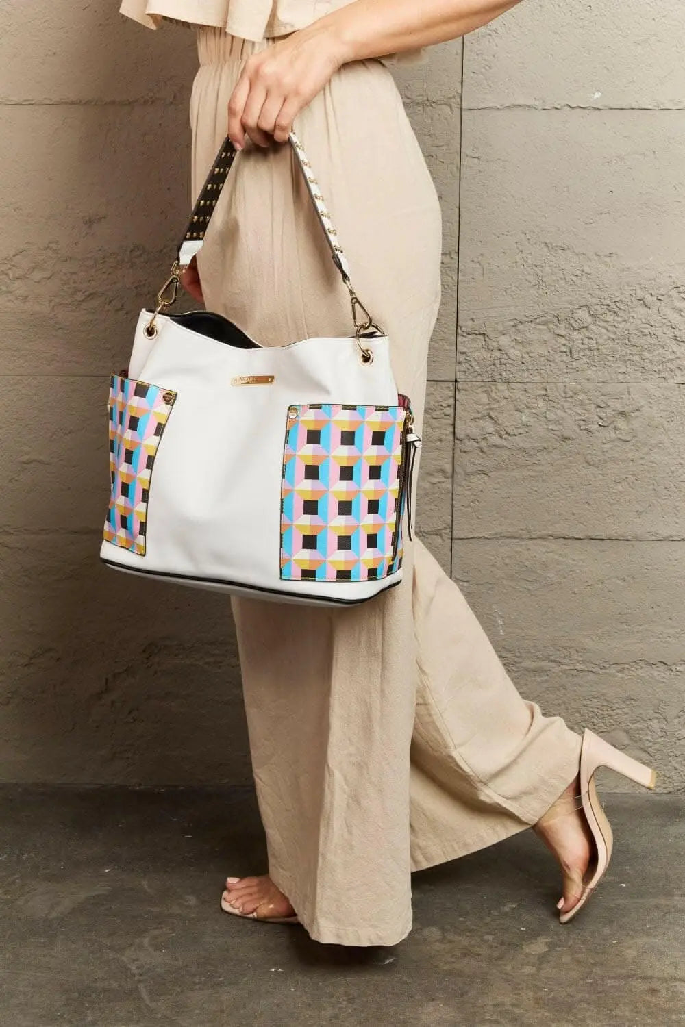Nicole Lee vegan leather handbag set - Love Salve